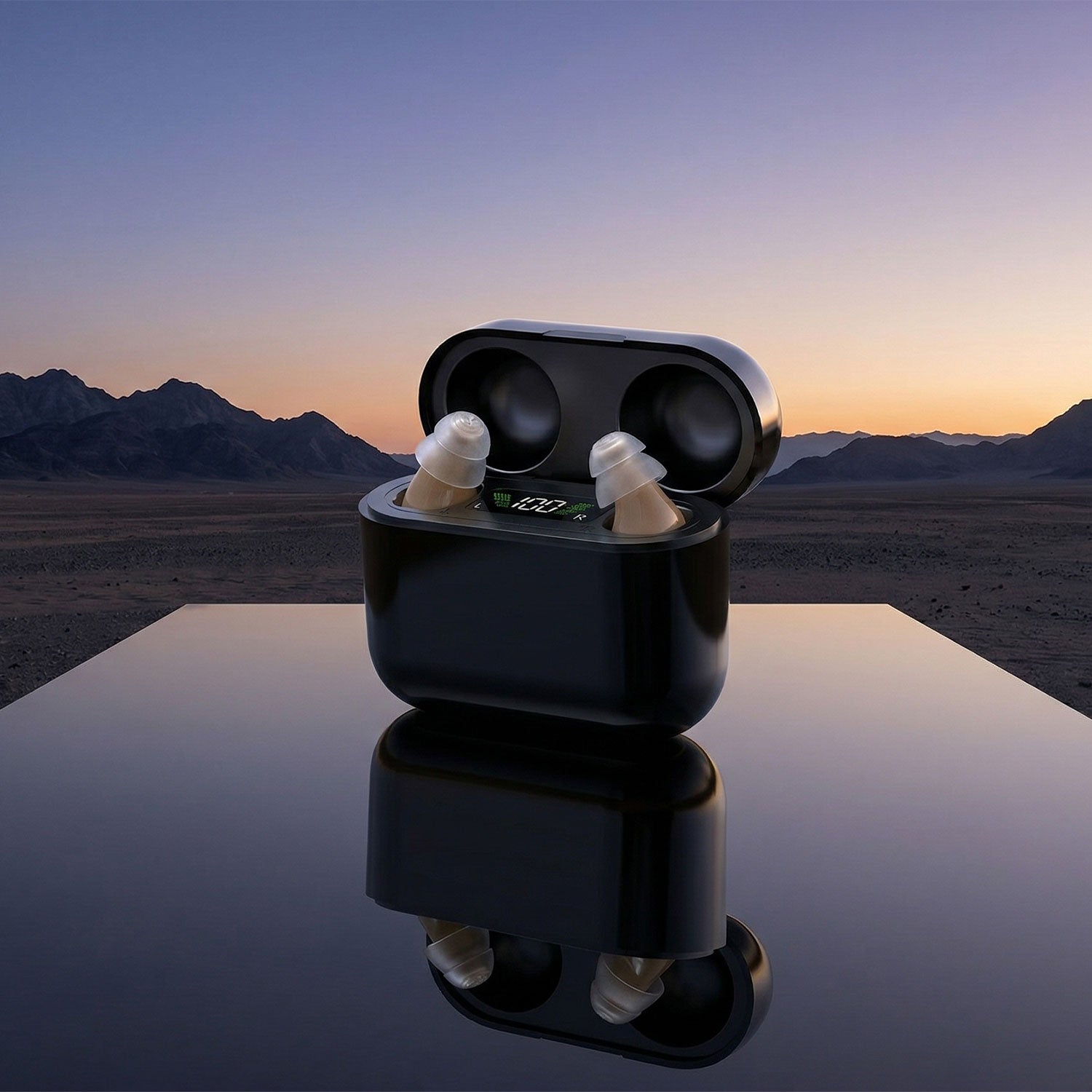 ClearBoost Hearing Aids with LED Charging Case
