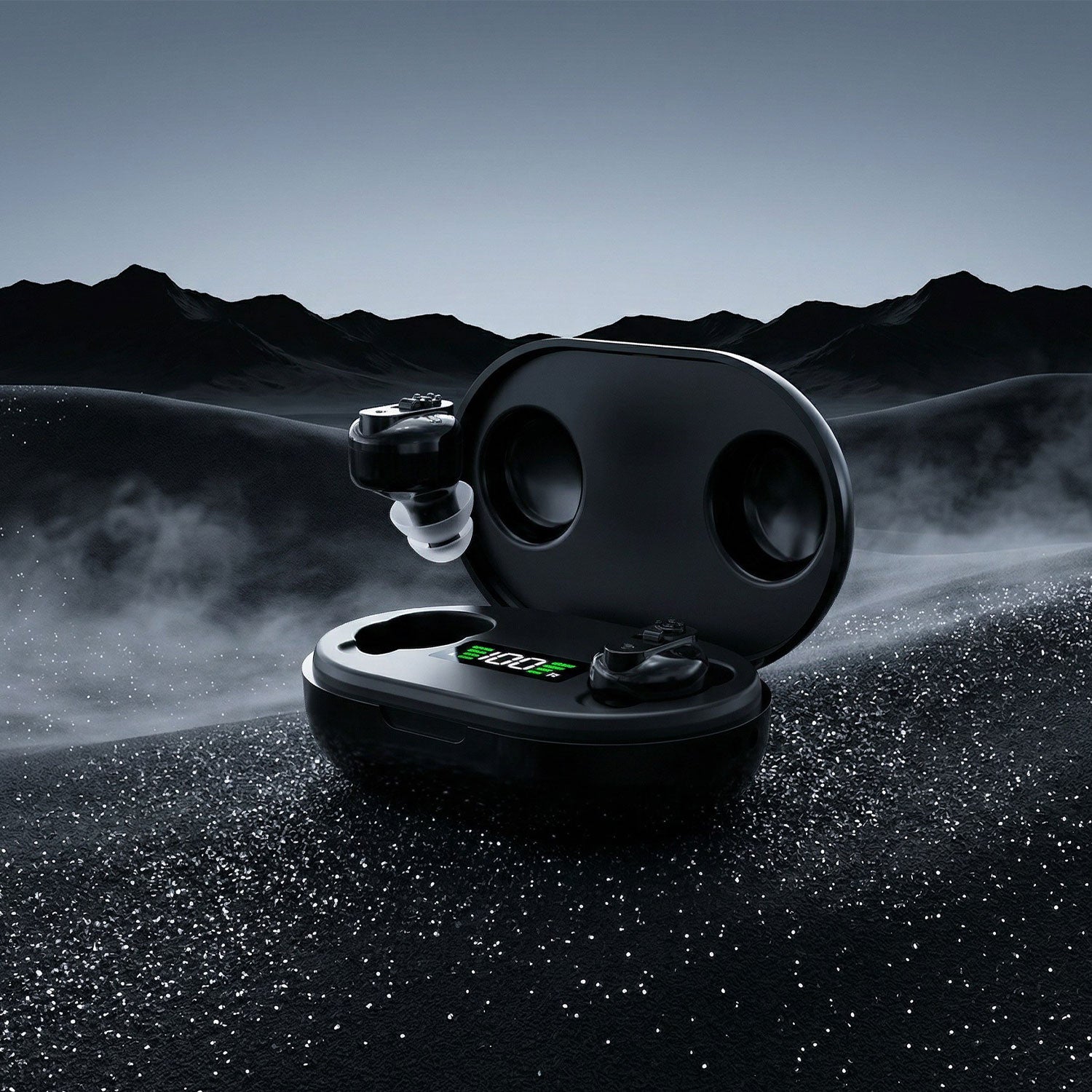 MiniCIC Invisible Hearing Aids with LED Charging Case