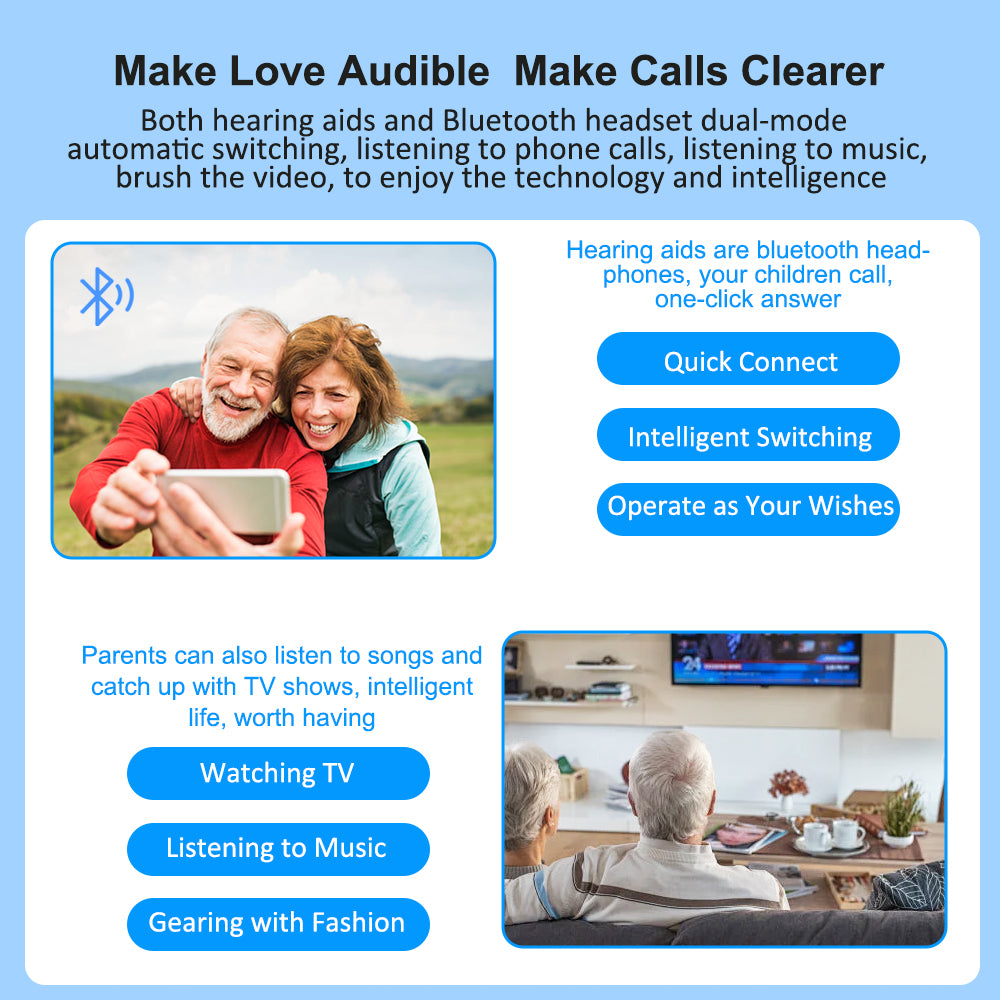 BoneWave Open-Ear Hearing Aids – No Ear Canal Pressure