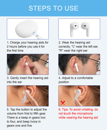 OpenAir Rechargeable Hearing Aids – Breathable Fit