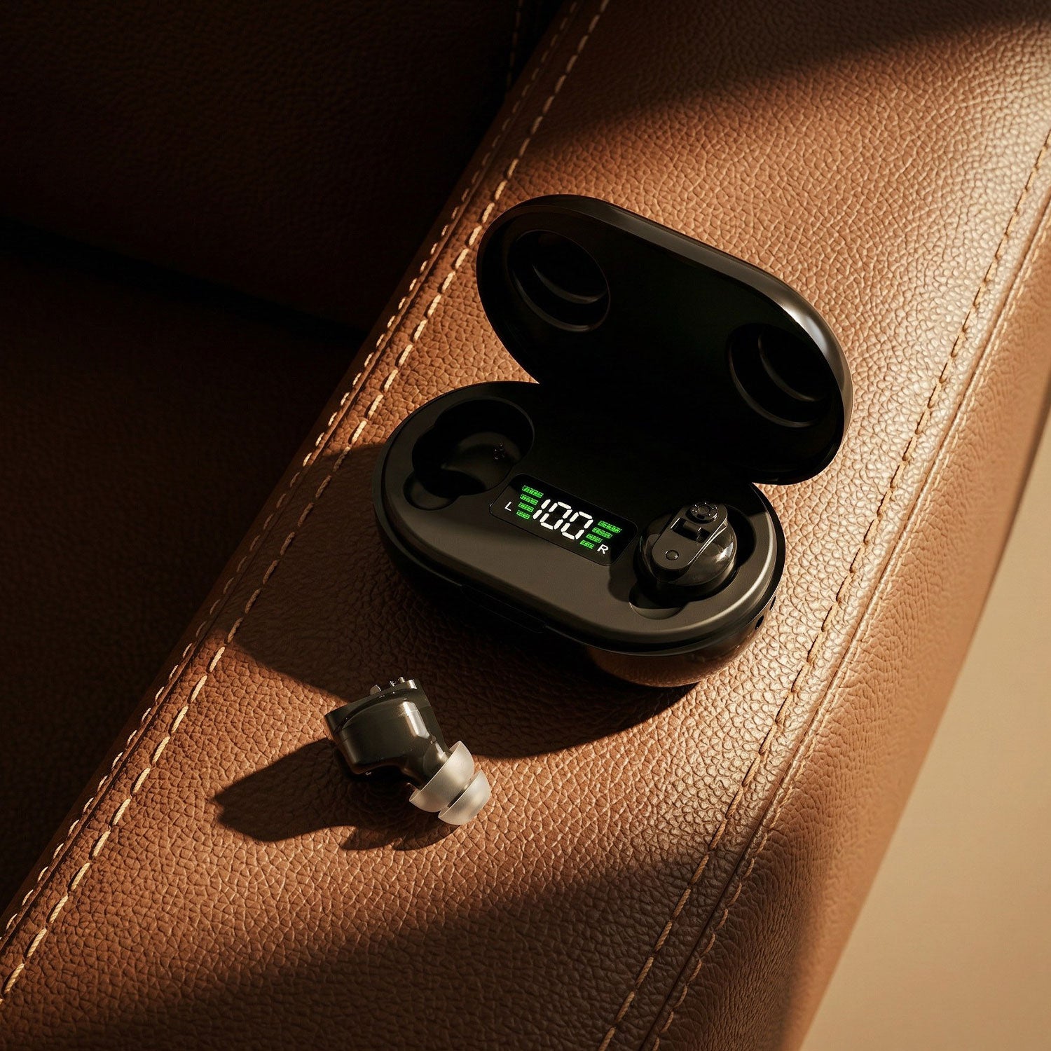 MiniCIC Invisible Hearing Aids with LED Charging Case