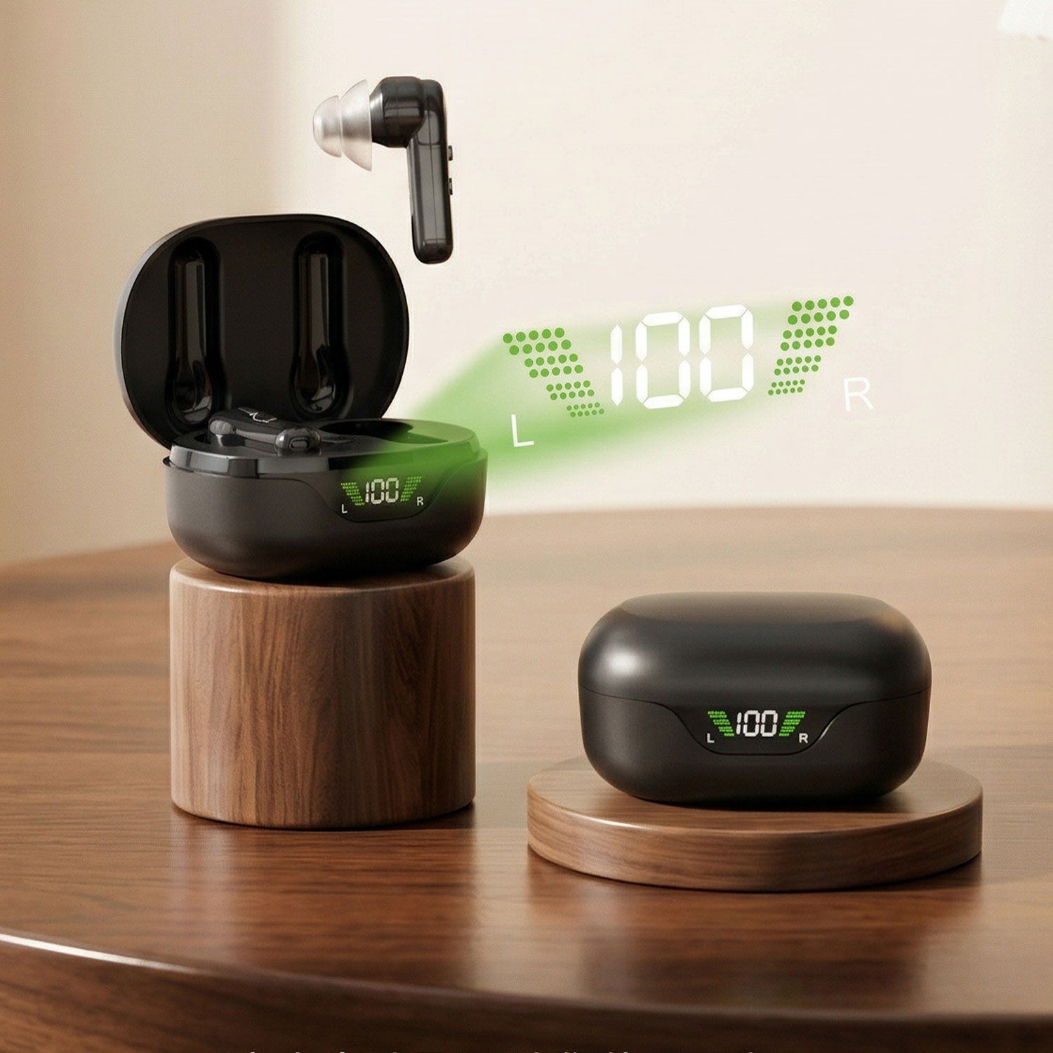 SlimRIC Hearing Aids with LED Charging Case