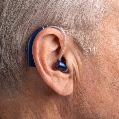 PowerBTE Rechargeable Hearing Aids with LED Charging Case