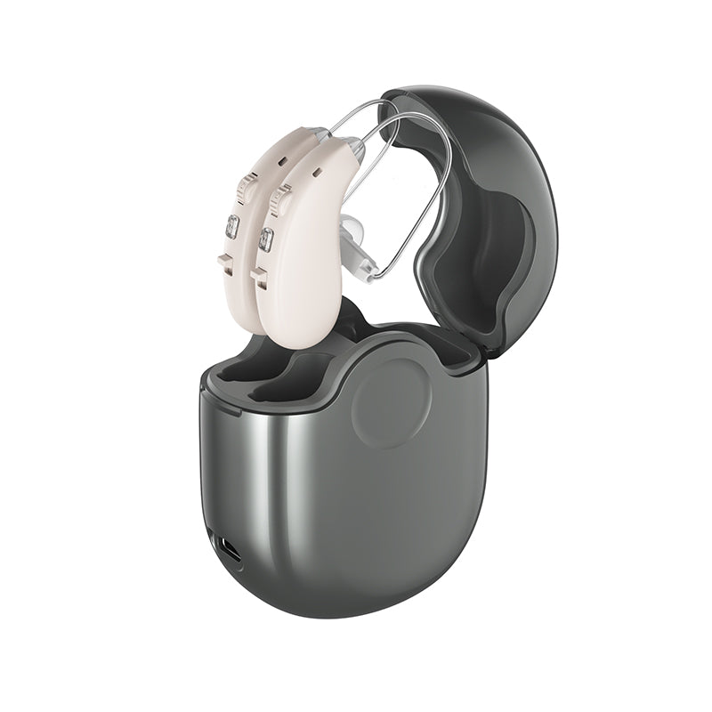 ClassicBTE Hearing Aids – 3 Modes, Simple Rotary Control