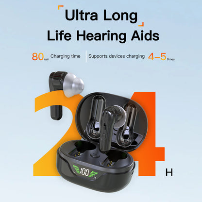 SlimRIC Hearing Aids with LED Charging Case