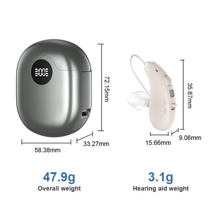 ClassicBTE Hearing Aids – 3 Modes, Simple Rotary Control