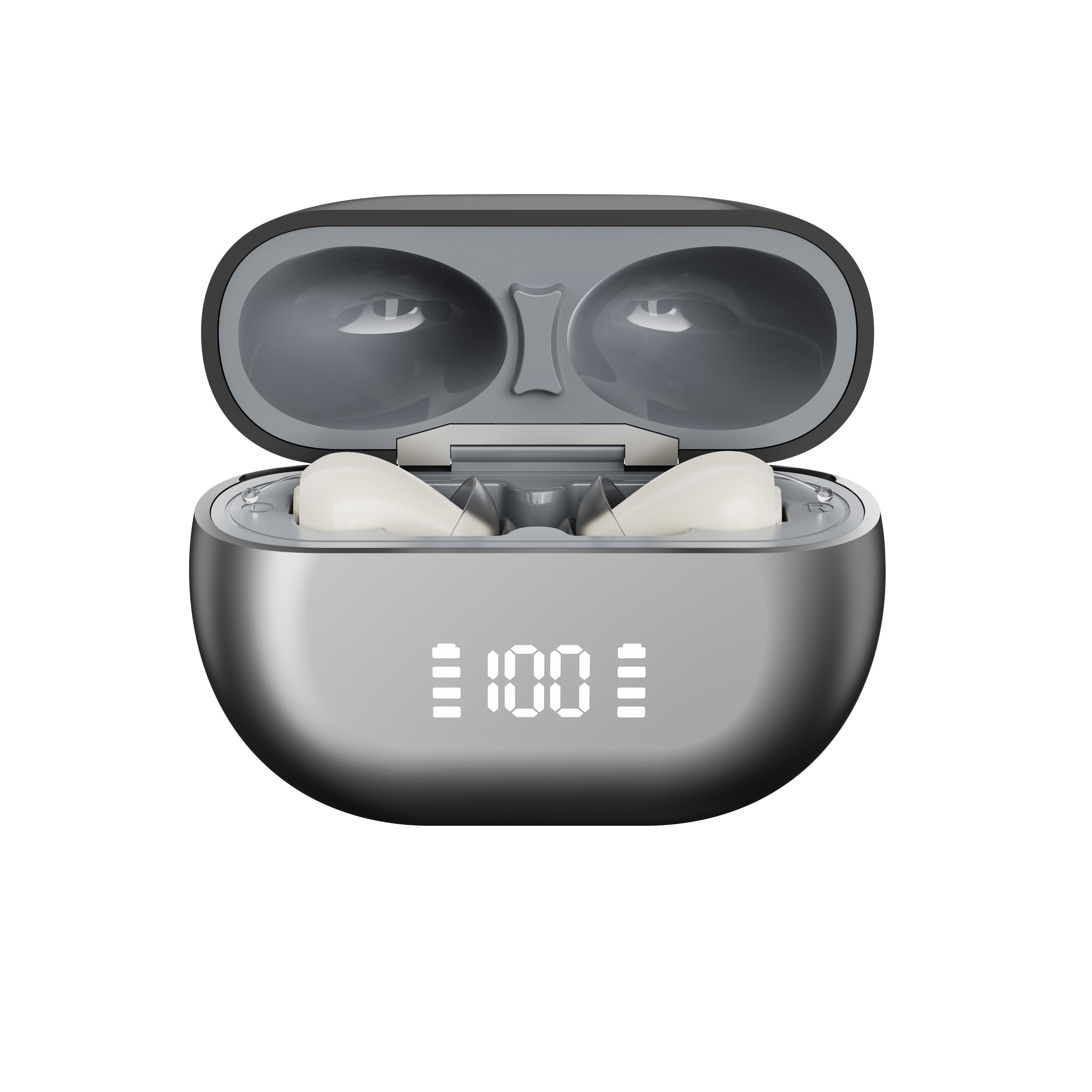 Smart Invisible CIC Hearing Aids with UV Sanitizing Case & Voice Prompts