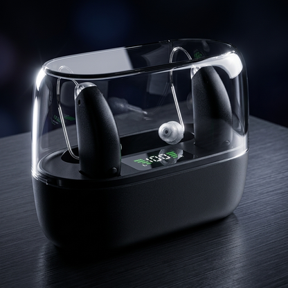 PowerView BTE Hearing Aids with Battery Display