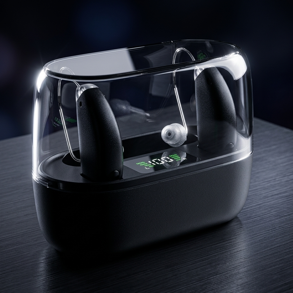PowerView BTE Hearing Aids with Battery Display